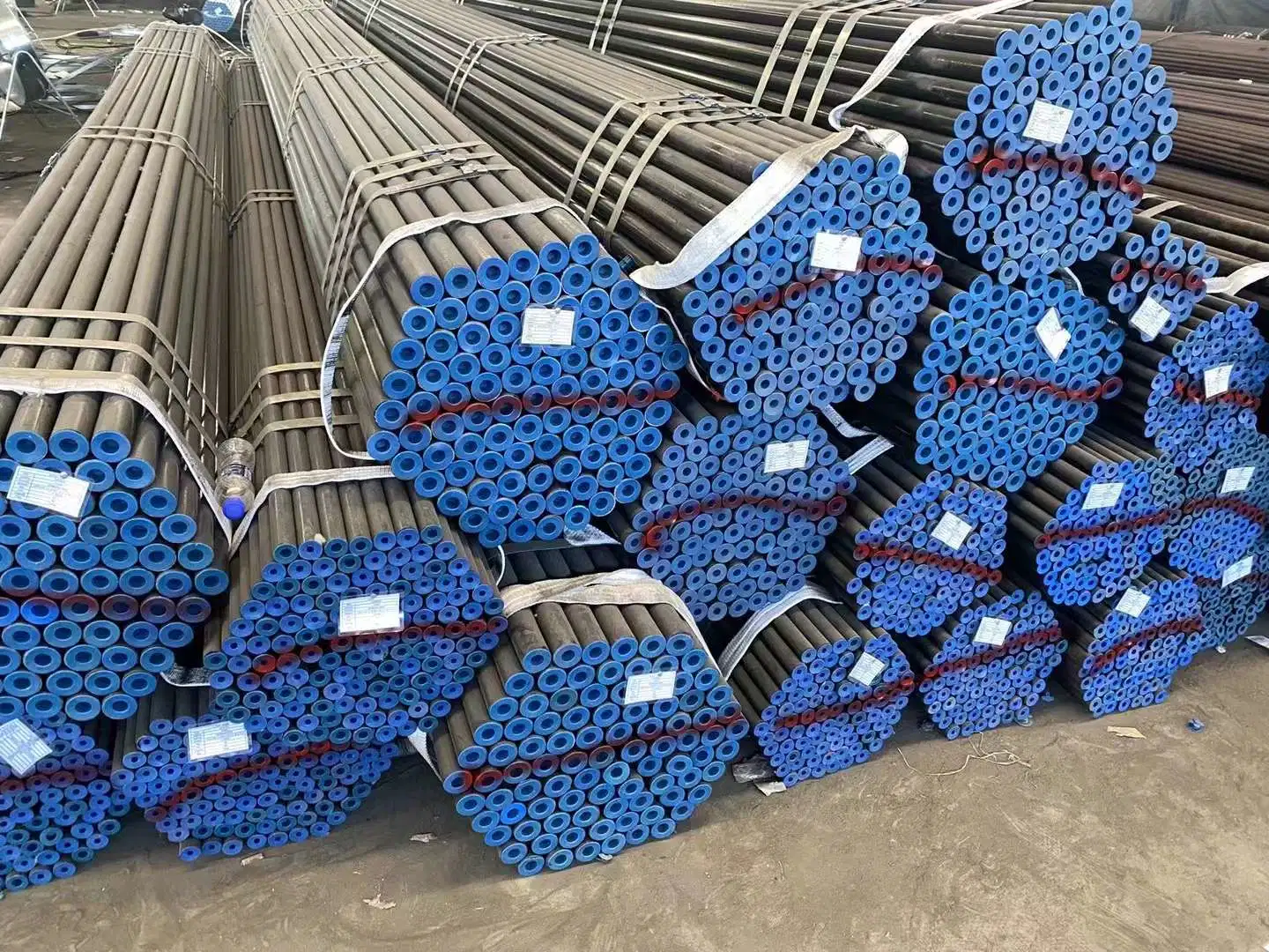 A179/A192/A333 X42/X52/X56/X60/65 X70 API 5L PSL1/2/ASTM A53/A106 GR. B/JIS DIN Acero inoxidable/Negro/galvanizado/ sin soldadura/tubo de acero al carbono