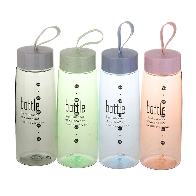 Plastic Water Bottle Tea Cup for Travel Sport Water Bottle 500ml