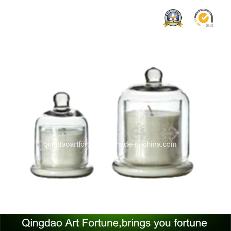 Cloche Glass Jar for Candle Holder Suppler