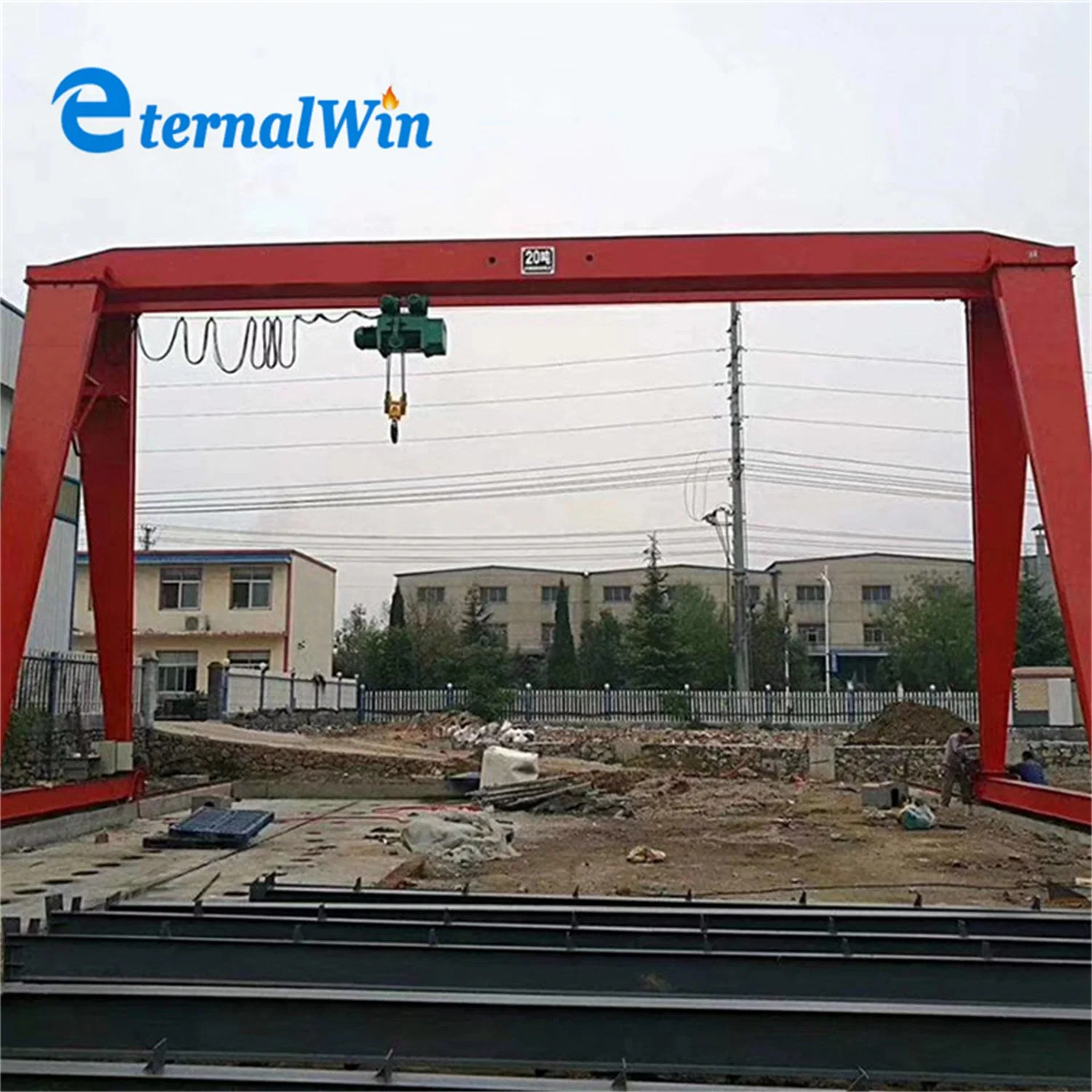 Rubber Tyre Mobile Electric Electric Used Adjustable Single Girder Gantry Cranes 5 Ton 10 Ton Price