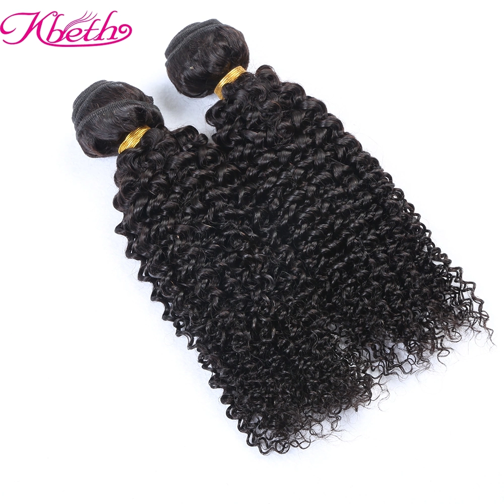 Les faisceaux de Kinky Afro Premium Kbeth Remy Indian Kinky directement les Extensions de cheveux humains 8"-30" Le Tissage de cheveux humains