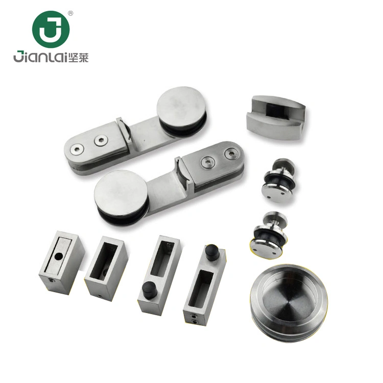 Bathroom Accessories SUS 304 Frameless Shower Door Hardware