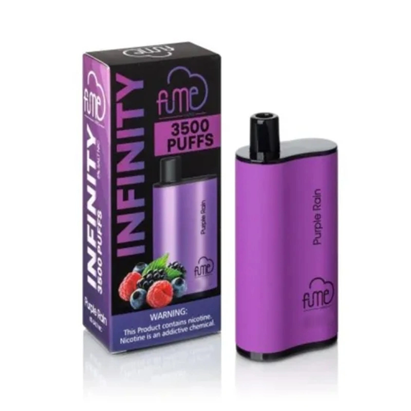 Einweg Puff 3500 Puffs Fume Infinity Vape Pen Device Portable Vaporizer 10 Flavors E Zigarettenschachtel-Kartusche