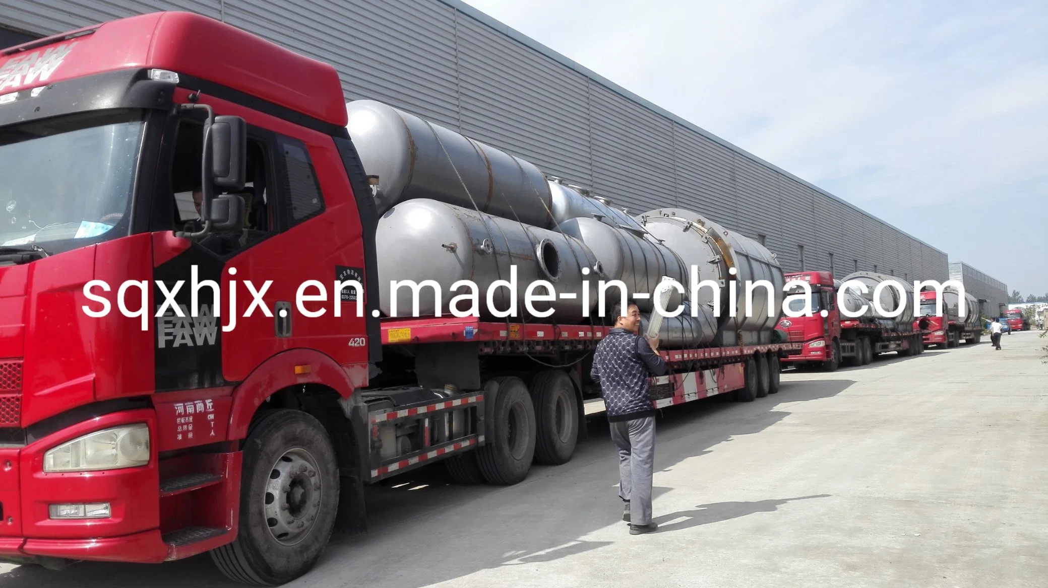 30ton Oil Distillation Line Used Lubrication Oil to Base Oil