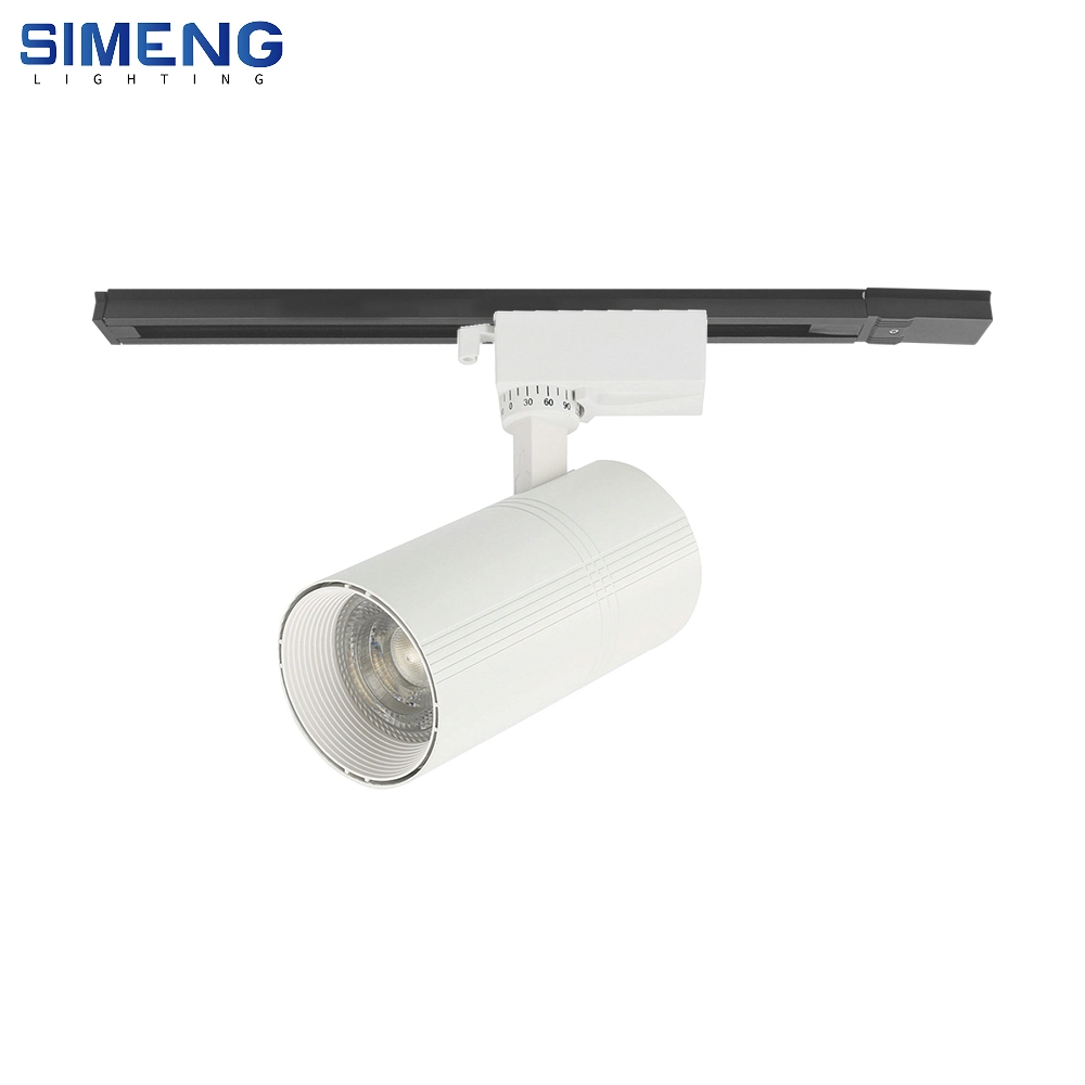 Pure Aluminum Museum Gallery Mall Interior Track Light Adjustable Angle