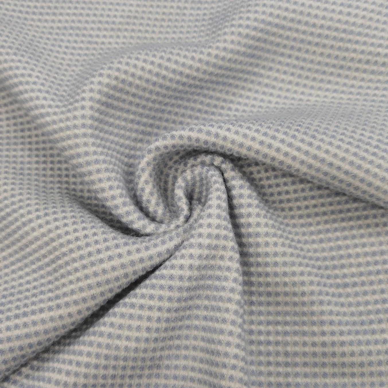 Wholesale/Supplier Waffle Design Single Jersey 36%Rayon 27%Acrylic 21%Polyester 16%Nylon Warp Knitting Waffle Fabric for Dress/Garment Stretch Grid Fleece Waffle Fabric