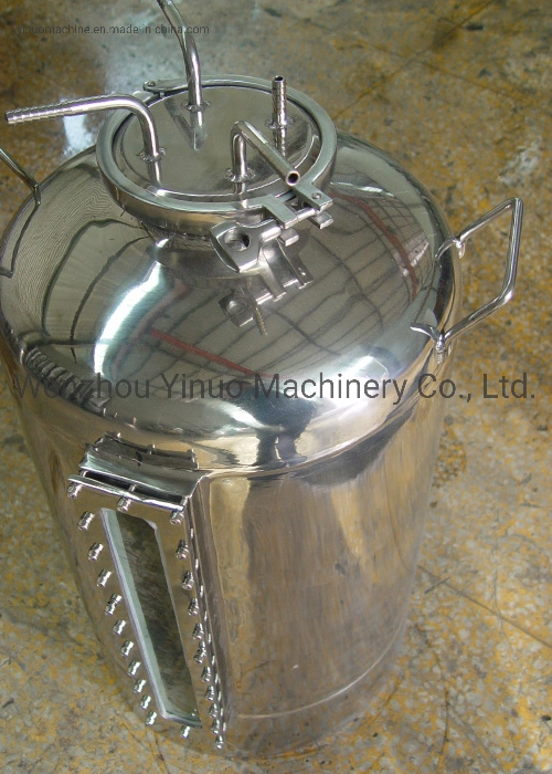 100L Small Pressure Vessel Glucose Sterile Stainless Steel Storage Holding Tank