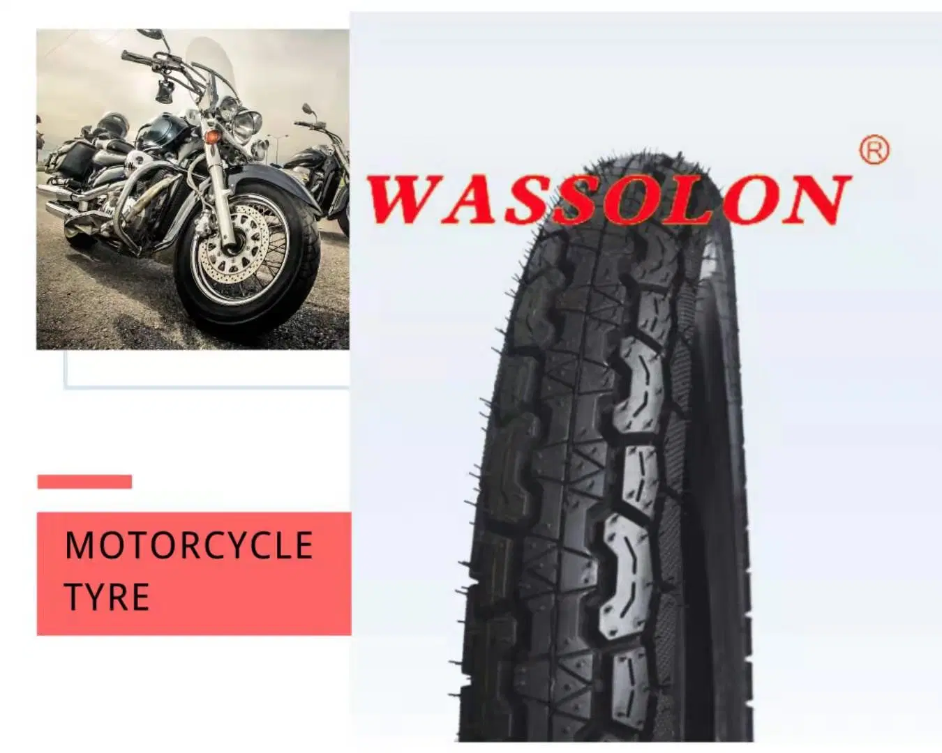 off-Road Motorcycle Tyre Scooter Sapre Part for Motorcycle/Bicycle/Electric Rubber Wheel Tubeless Nylon Tires