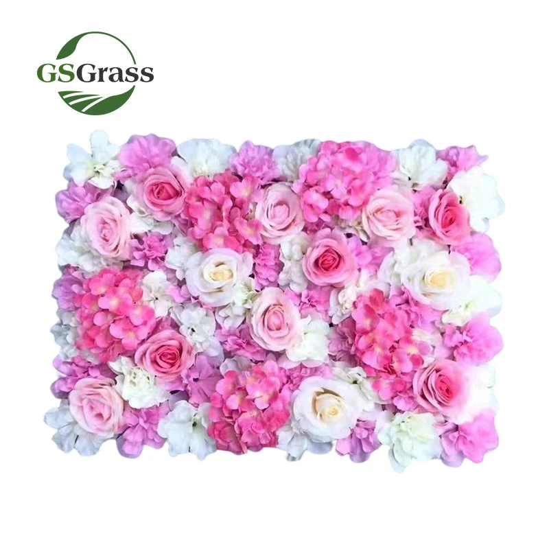Wholesale Event Decor Wedding Backdrop Artificial Flower Wall for Decoration