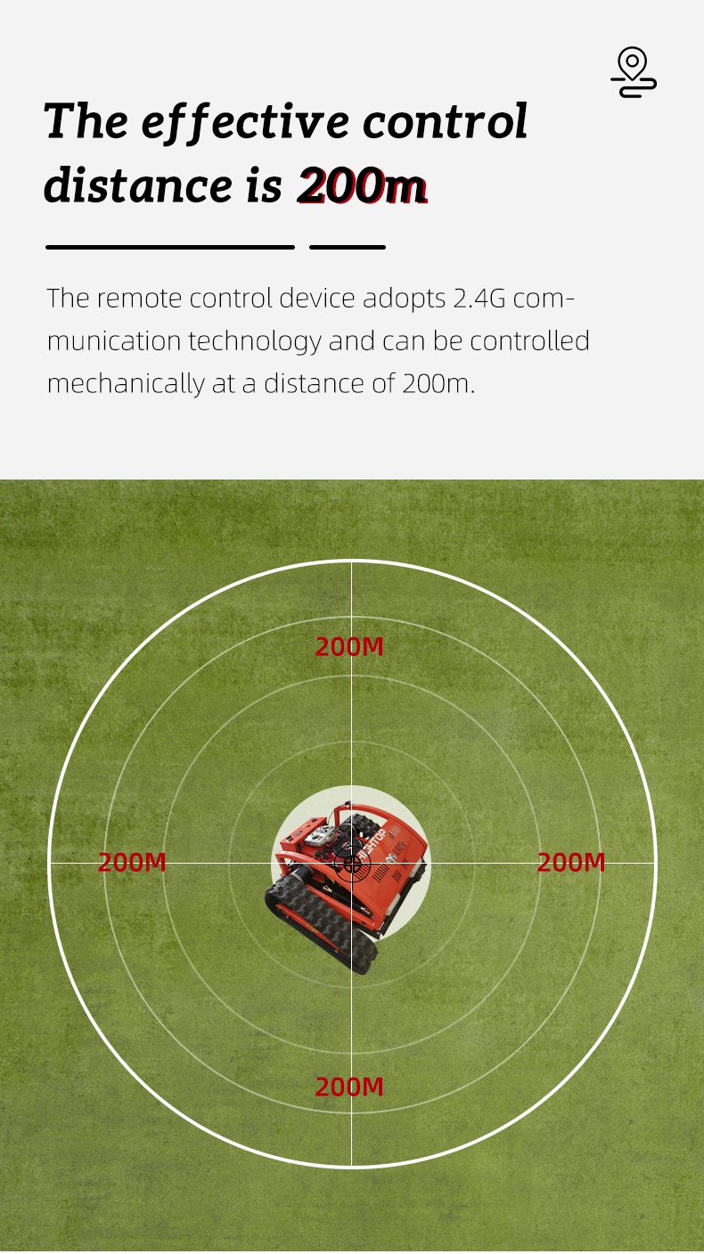 Corta-relva automotriz para rastos Ht750 na válvula remota de gás de jardim Corta-relva controlado