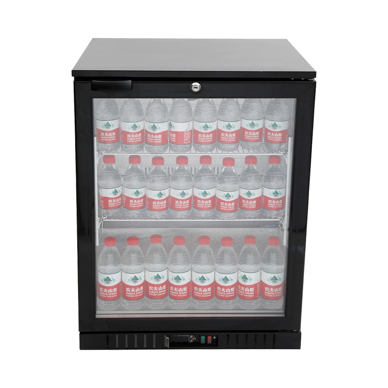 110L Fan Cooling Single Door Under Counter Beer Cooler with Digital Controller and LED Light