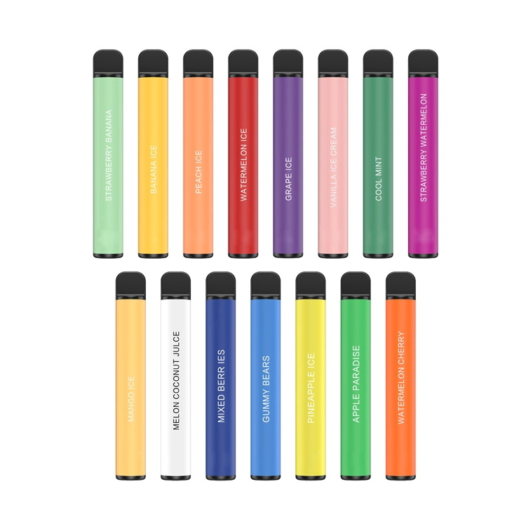 Vente en gros portable Mini 15 parfums Vape Pen jetable 1200 bouffées Cigarettes électroniques