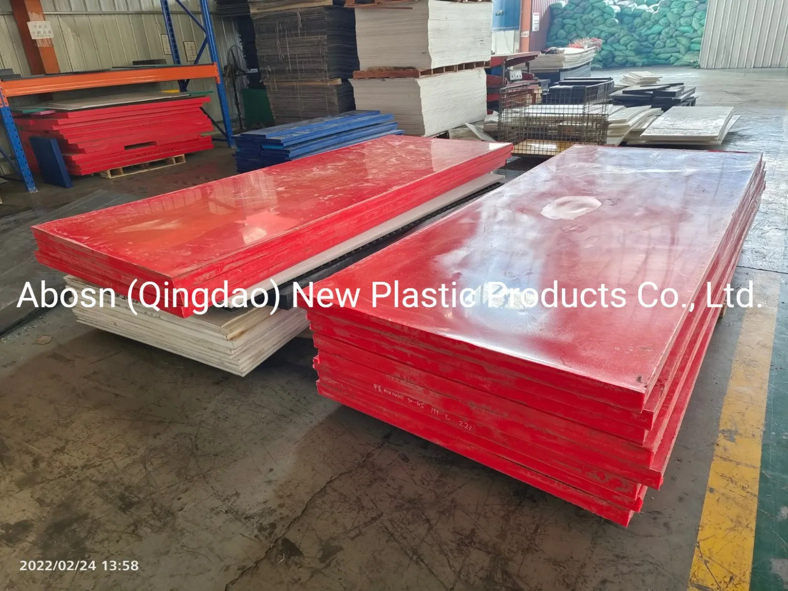 23mm Thickness Blue White Plastic PE1000 Plate/UHMWPE Sheet