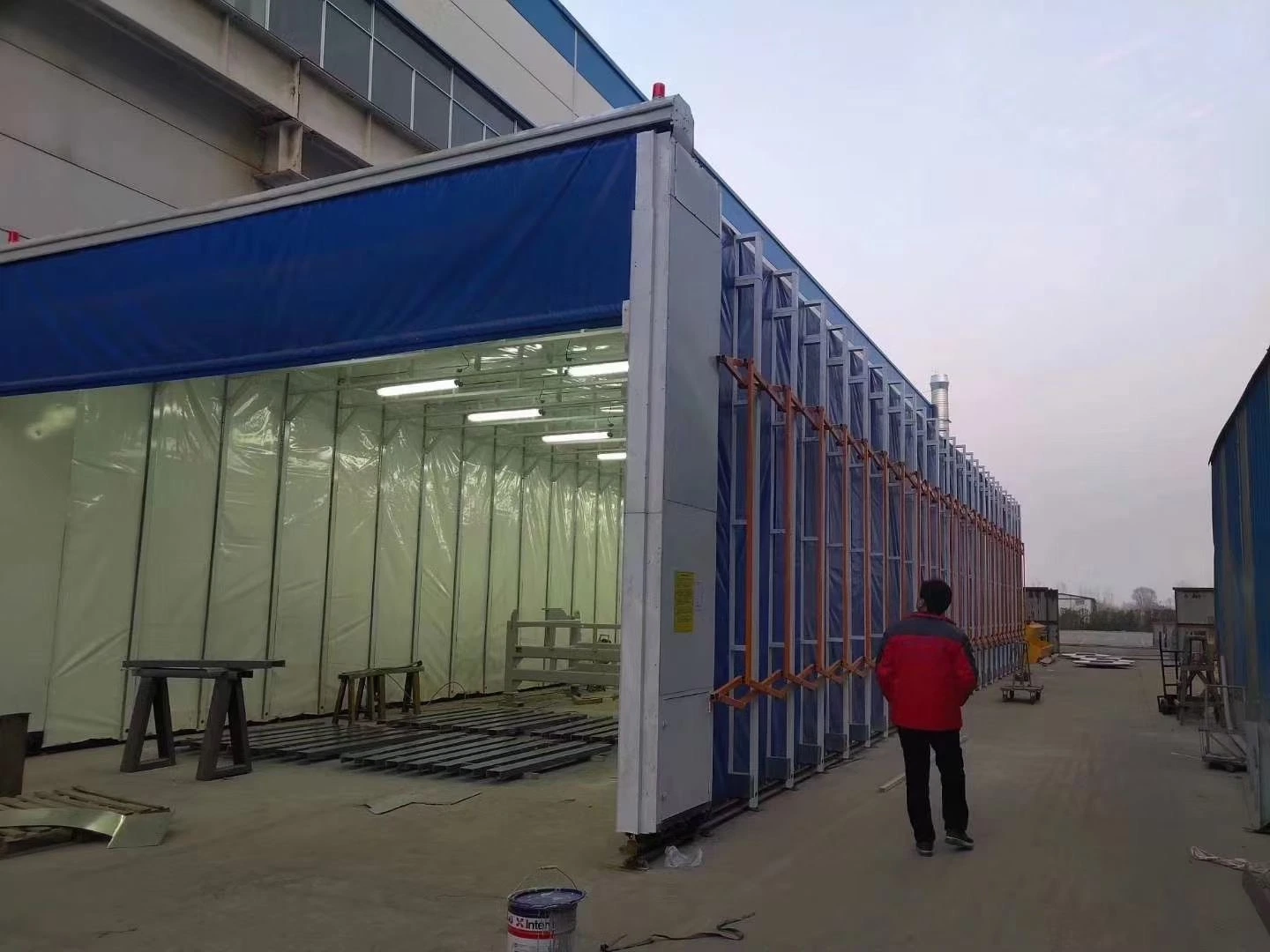 Retractable Spray Booth Portable Paint Booth