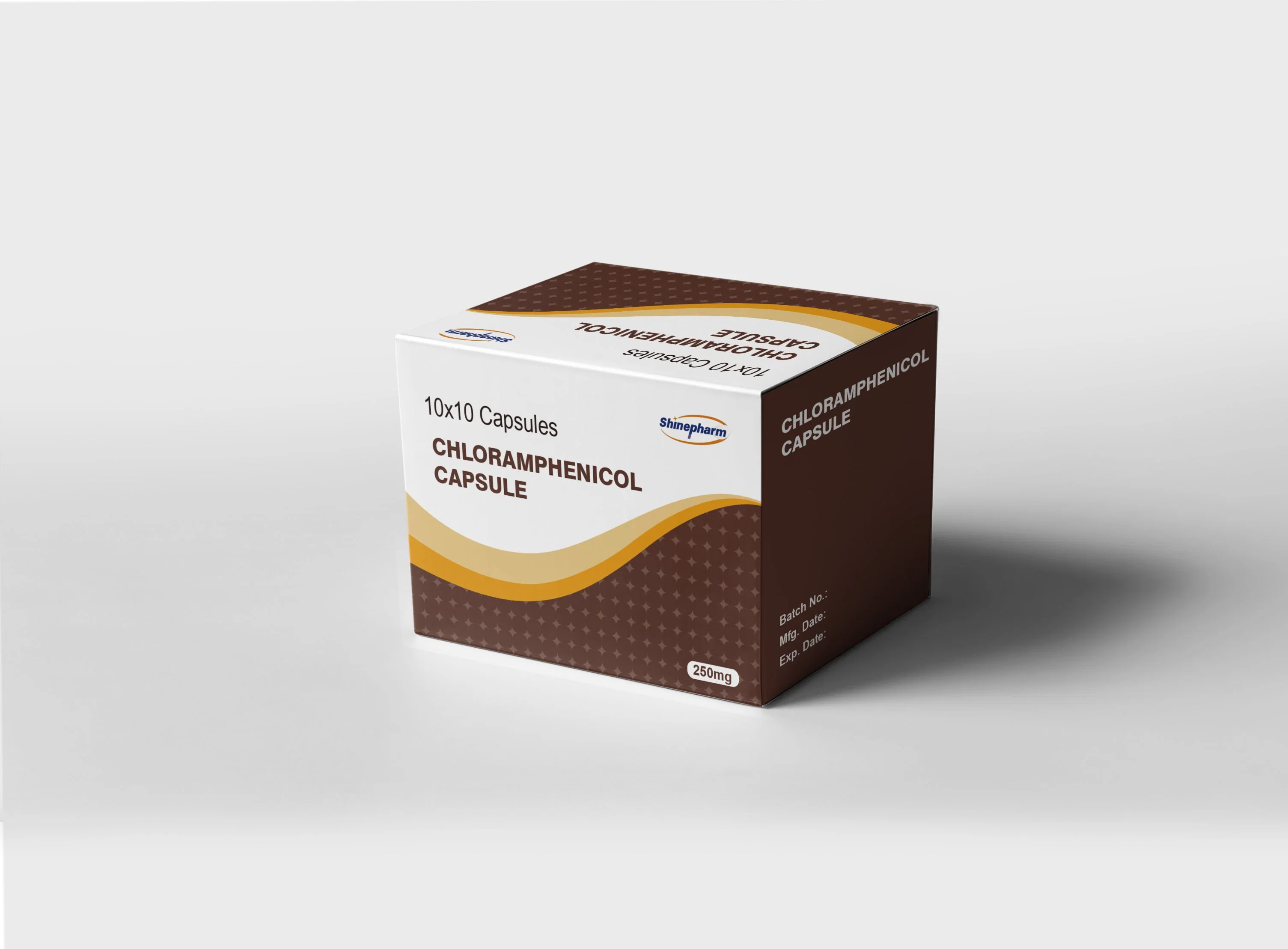 Gélules de chloramphénicol certifiées GMP 250 mg antibiotiques