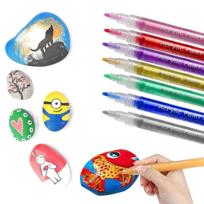 Office Art Supply Stationery Permanent Acrylic Paint Marker Pen