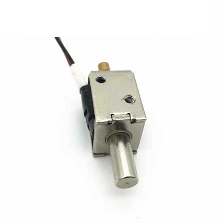 DC12V Stroke 4mm Miniature Cylindrical Push-Pull Solenoid Lock Dsn-0620-2 Electromagnet