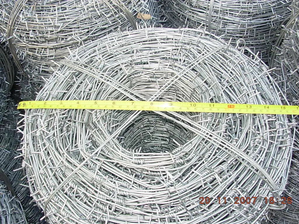 Galvanized Iron Barbed Wire for Prison Security Fence with SGS Add Post