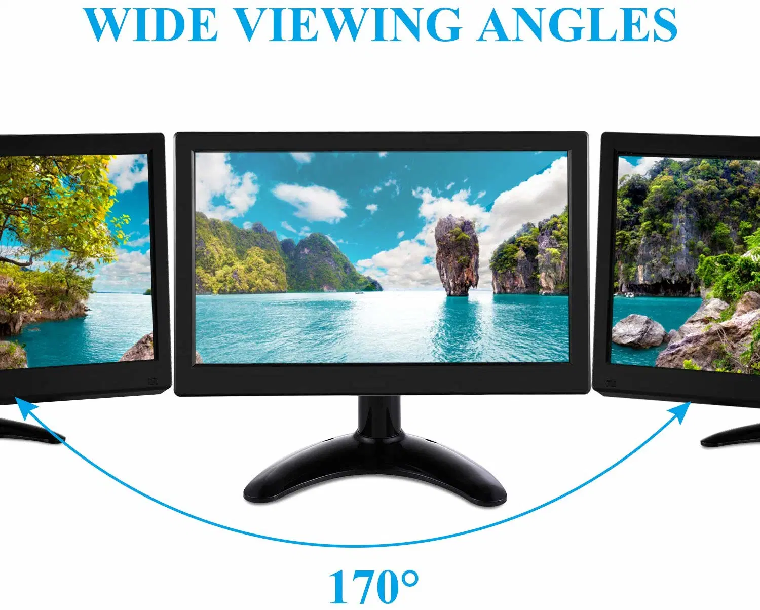 IPS de 13,3 pulgadas de pantalla LCD TFT Monitor con carcasa de metal