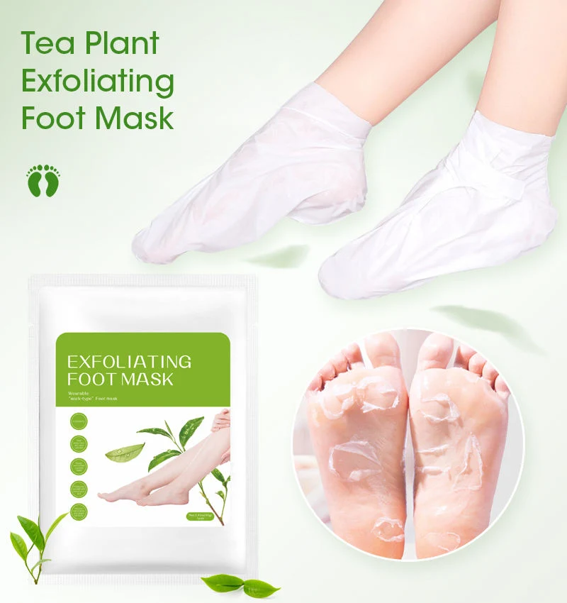 Natural Herbal Foot Skin Care Moisturizing Exfoliating Peeling off Foot Mask