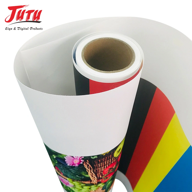 Jutu Flame Retardant Water-Based Inkjet Painting Block-out Canvas Rolls for Vutek, Scitex, Nur, Infinity, Flora