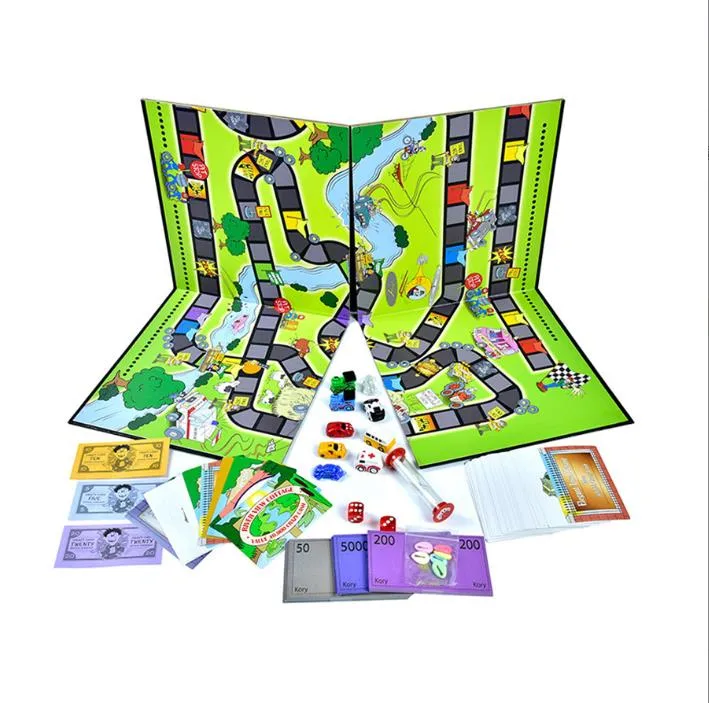 De multiples Combinaison Taille personnalisée papier non couché Impression Boardgame planche de jeu