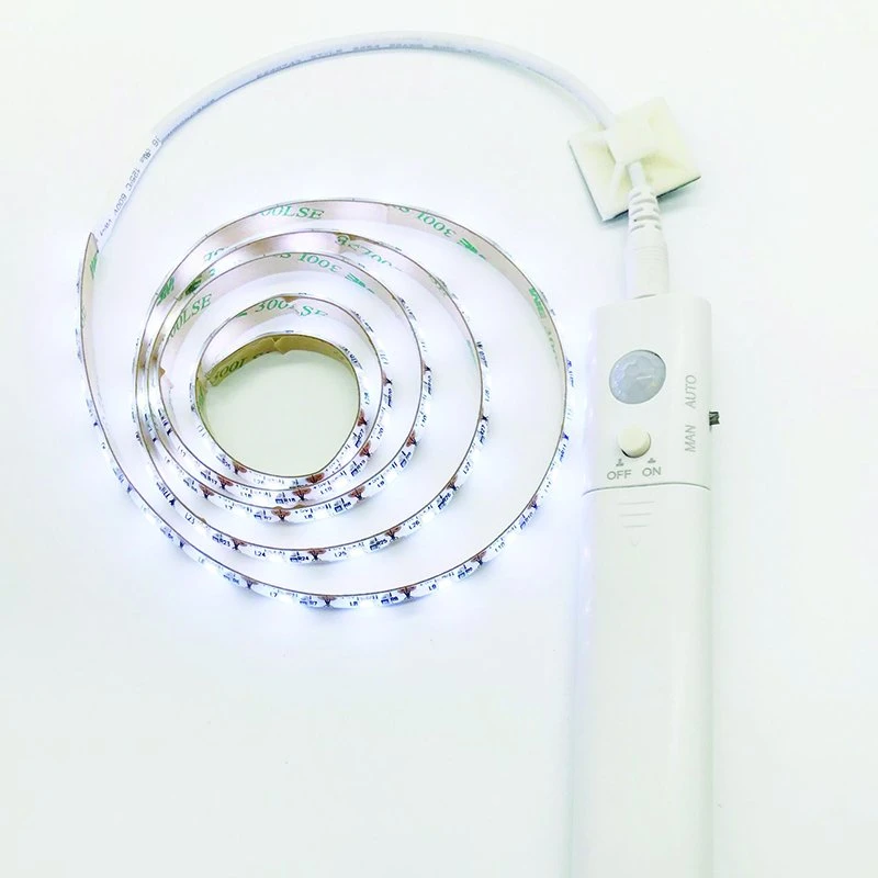 Human Sensor Control LED Strip Light with Rechargeable Lithium Battery