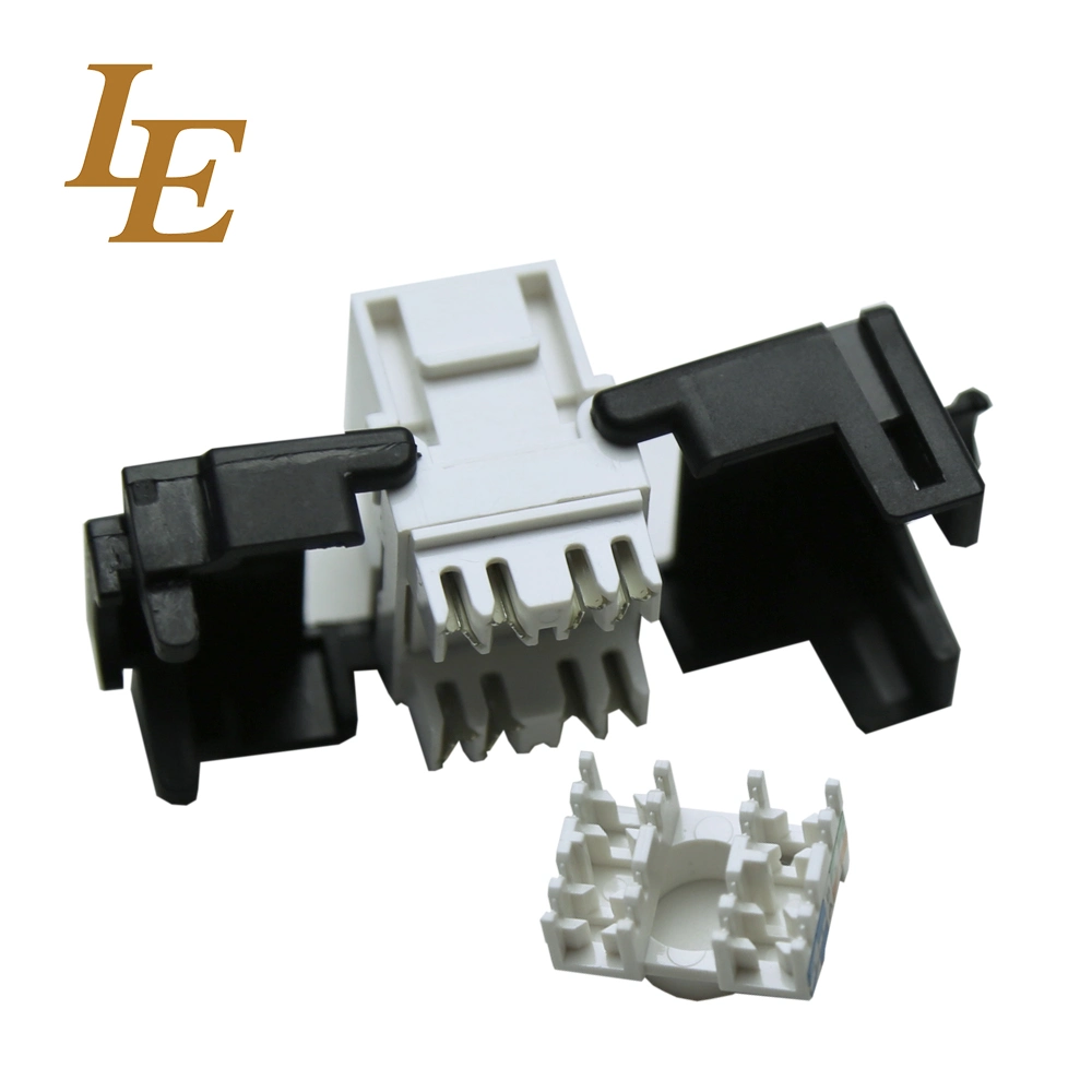 Le 180 Degree UTP CAT6 RJ45 Tooless Keystone for Blank Patch Panel