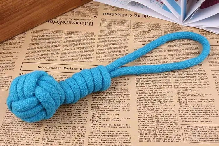 Cotton Rope Material Harmless Dogs Tooth Cleaning Toys Pet Dog Rope Toys