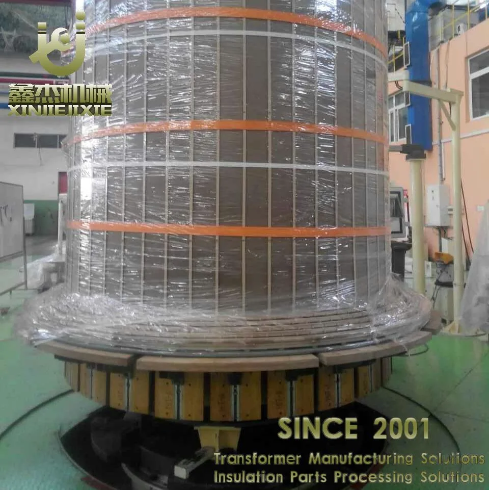Transformator Core Spule Umwicklung / Wicklung Vertikale Maschine, Ultra-Hochdruck