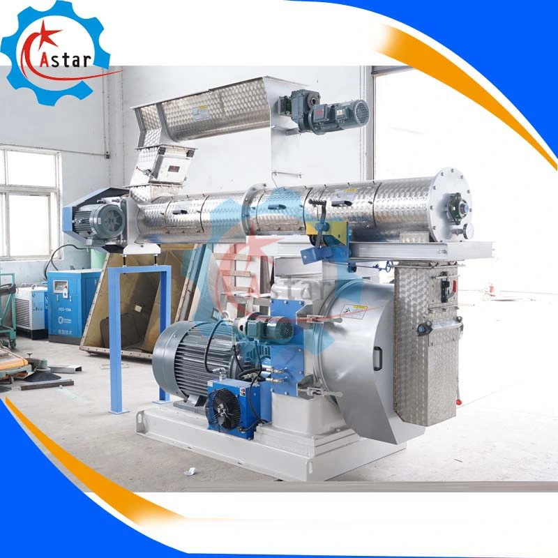 Large Capacity 8-10t/H Animal Livestock Poultry Feed Pellet Production Line Machine