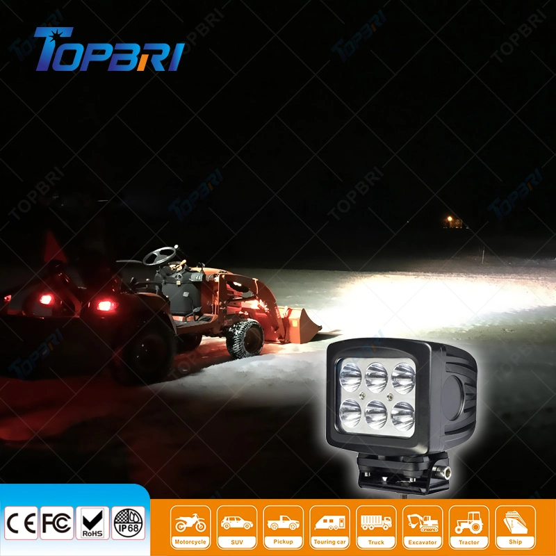 5.2" 60W Square Shockproof CREE LED Mining Light for Truck