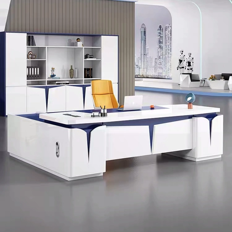 Neue Luxus Holz modern L Form Executive Möbel Office Manager Schreibtisch