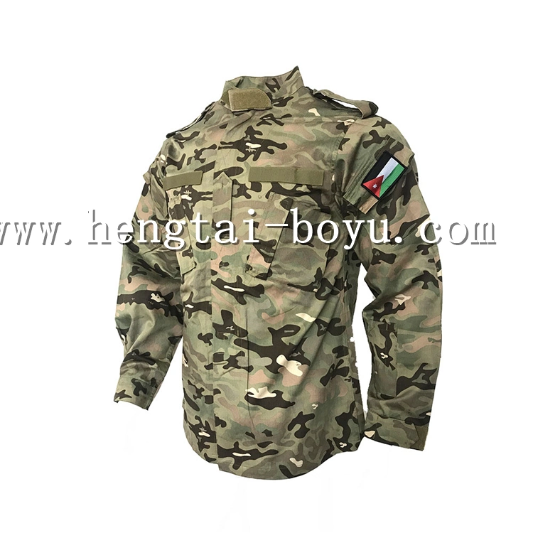 Ropa militar de tejido de cuerda para el ejército, bien de precio y uniforme para la transferencia de calor