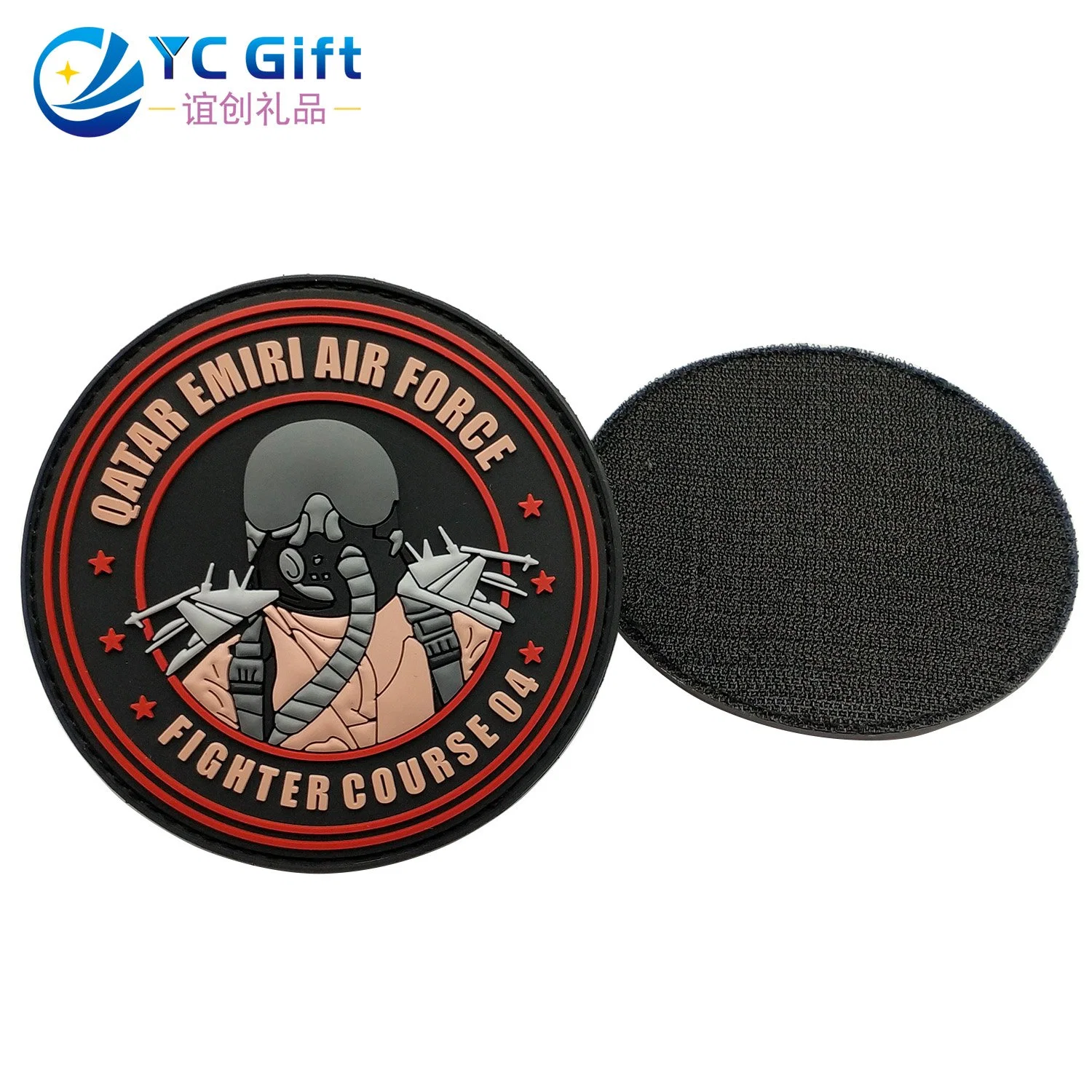 Hot Sale Fashion Denim Pants Jacket Shoes Decoration Accessories Srar Patch Clothes Label PVC Rubber Logo Patches for Wholesale/Supplier