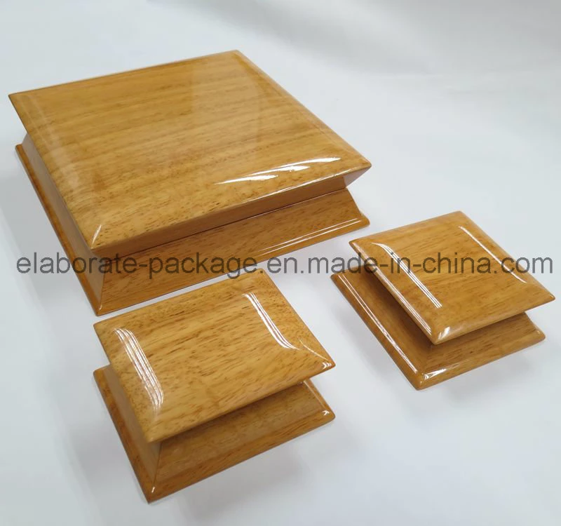 Special Shape Gloss Finish Handmade Jewelry Packing Wooden Box