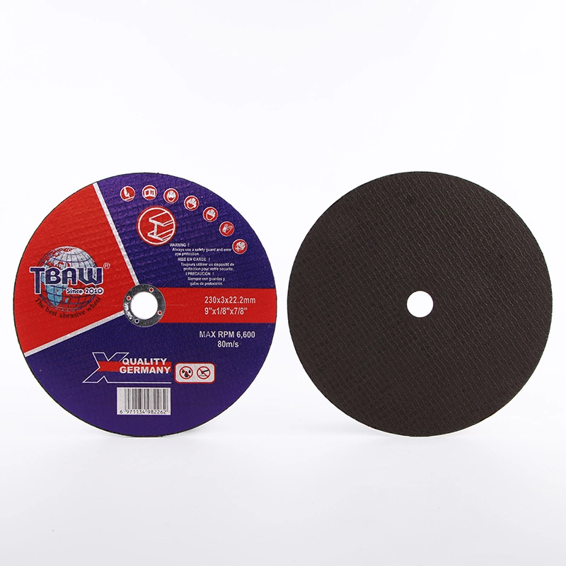 9inch T41 230*3.0*22mm Professonal Quality Metal Cutting Disc Power Tools Flat