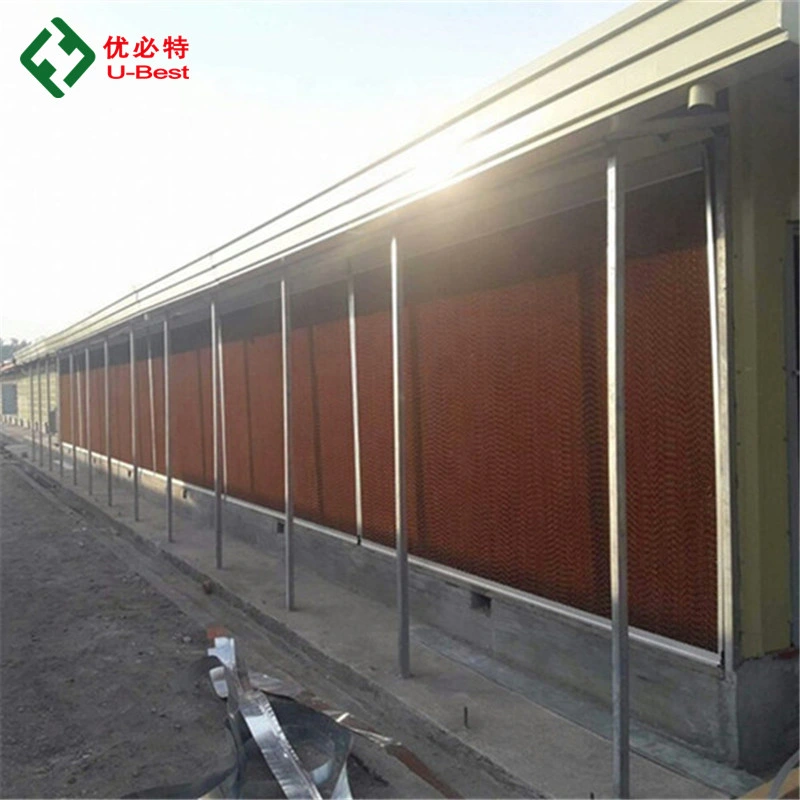 Cooling Pad Evaporative System with Aluminum Alloy Frame for Poultry