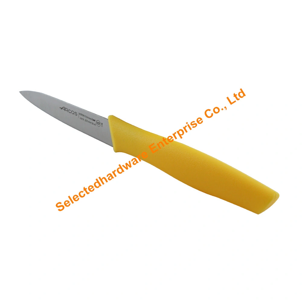 Yellow PP Handle 4 Inch Utility Knife Multifunctional Kitchen Knife