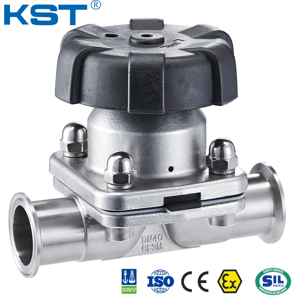 CE, ISO9001, FDA, API, Dnv PTFE Lined Diaphragm Valves Valve