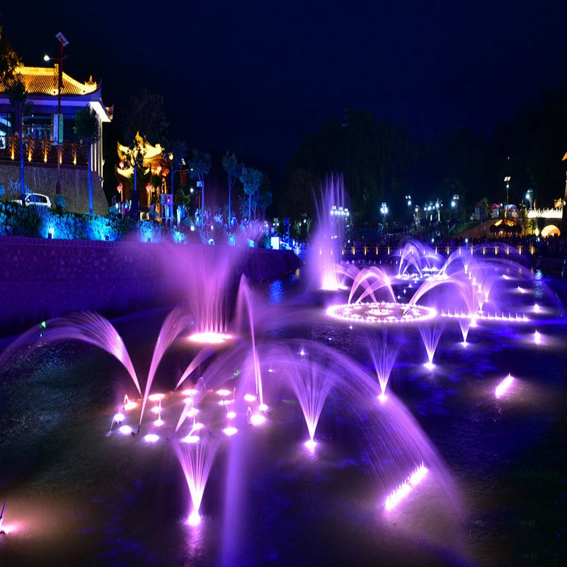 Original Design Dancing Water LED Lights Fountain Manufacturer Water Fountain, Water and Fire Spray Shock Show, Entertainment Amusement Place Fountain