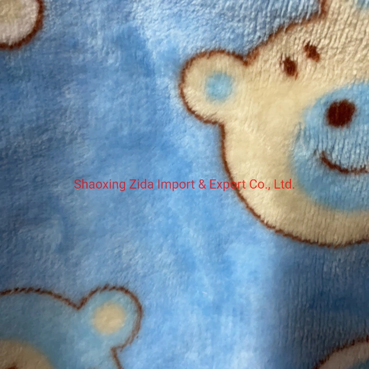 100% Polyester Double Side Flannel Printing Fabric