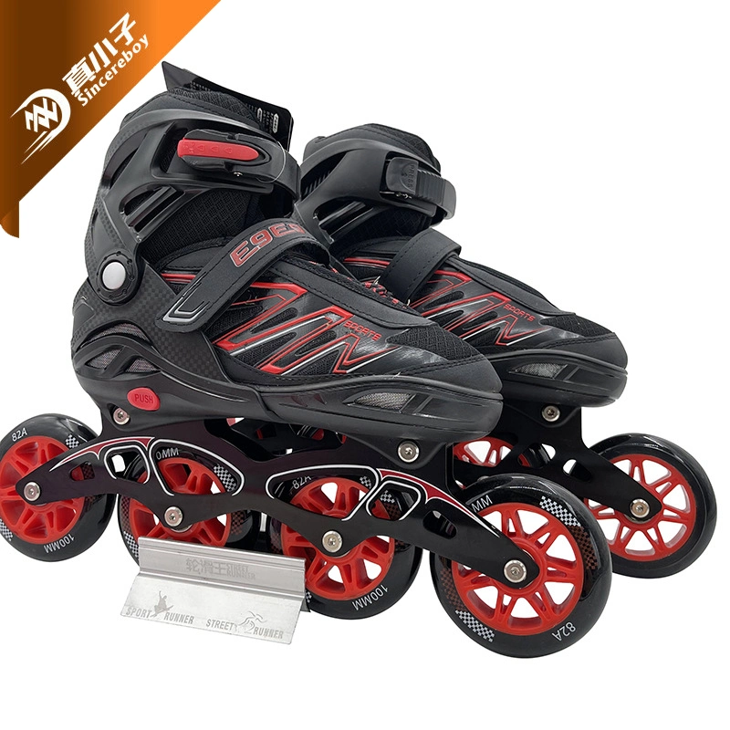 Factory Price Flashing Roller Four Wheels Inline Roller Skates for Adult Custom Logo Adjustable Skates Shoes