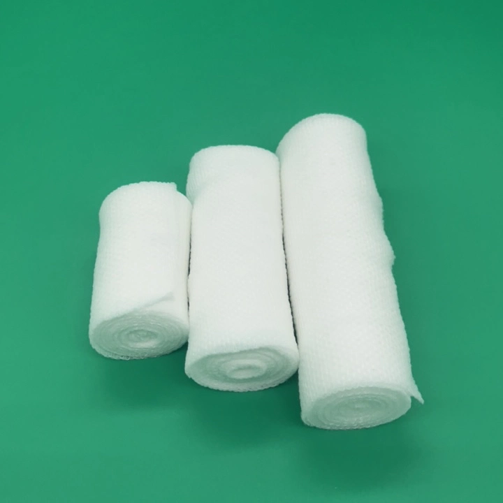 Factory Elastic/Plastic Polyester Medical Products Gauze Elastic Supply Disposable Warping Bandage with CE