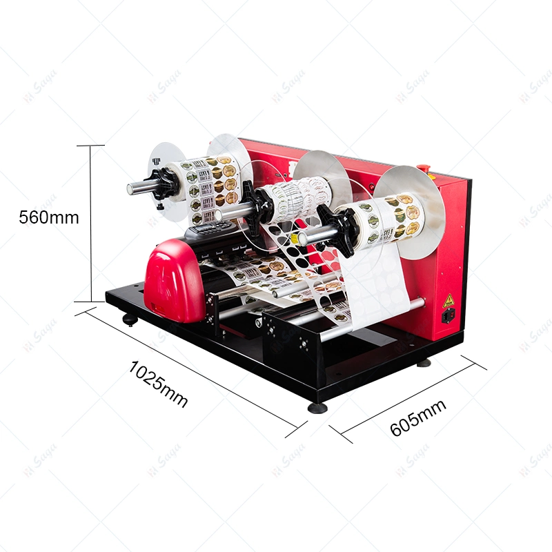 Schnelle Kontur intelligenter optischer Sensor Kontur Digitale Etikettenrolle zu Rolle für Kiss-Cut selbstklebendes Papier/Aufkleber Laser sparsame Stempelschneider (SG-LCP)