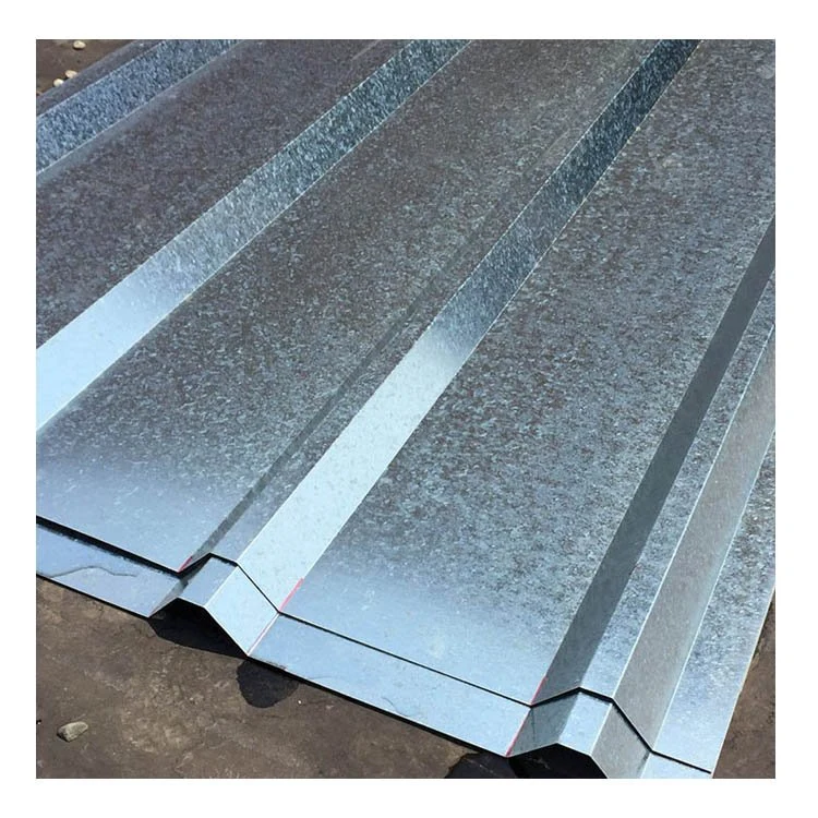 Hoja de impermeabilización de cubiertas de alta calidad el recubrimiento de zinc Az20G/M2 en acero galvanizado Az40 Hoja corrugado de prefabricados Casas