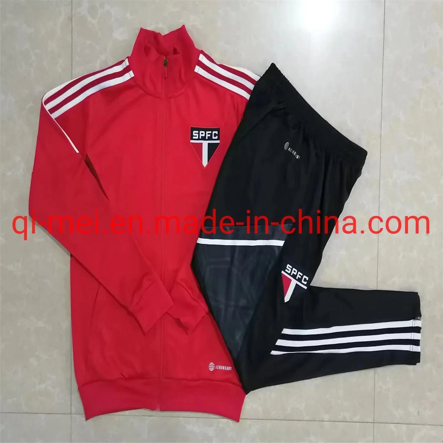 Cheap 22/23 Season Flamengo Sao Paulo Marseille Dortmund Full Zip Soccer Training Suits Tracksuits