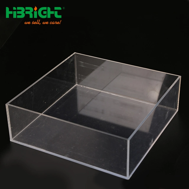 Boutique Transparent Acrylic Small Cosmetic Tabletop Display Box