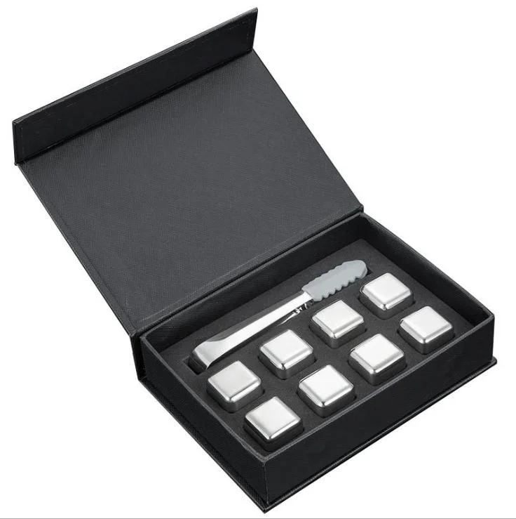 Don OEM pour les hommes de pierres de Vin Whisky 6PCS définir des cubes de glace de pierres de refroidissement