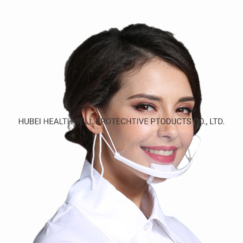 Plastic Transparent Mouth Mask Kitchen and Beauty Catering Cover